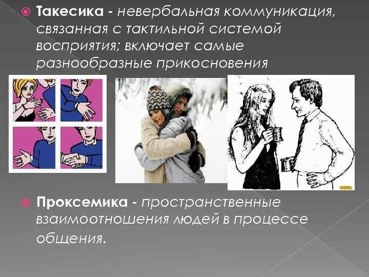 Такесика средства общения. Такесика средства общения