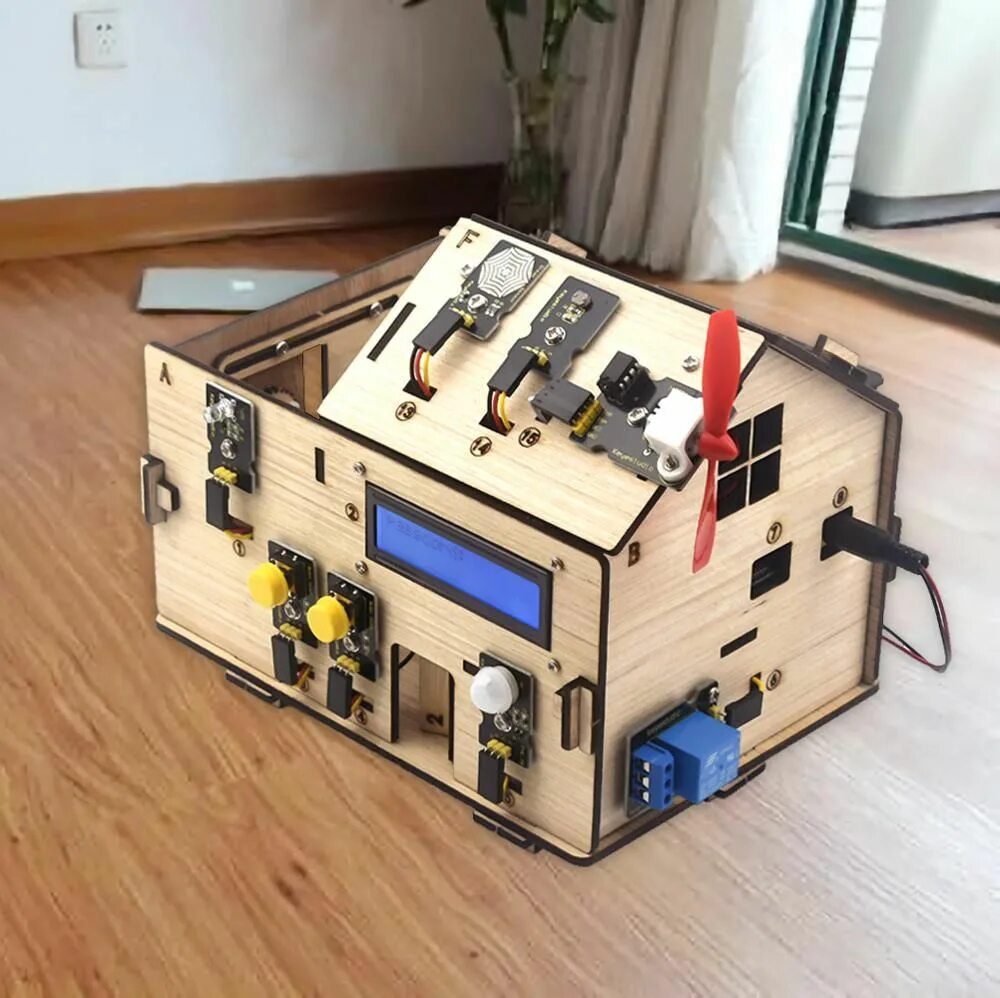 Проект для дома ардуино. Умный дом на ардуино уно. набор keyestudio smart home iot. ks0085 keyestudio smart home kit for arduino. ардуино умный дом проекты.