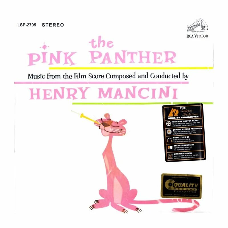 Розовая пантера винил. Henry Mancini the Pink Panther Theme. Henry mancini the pink panther