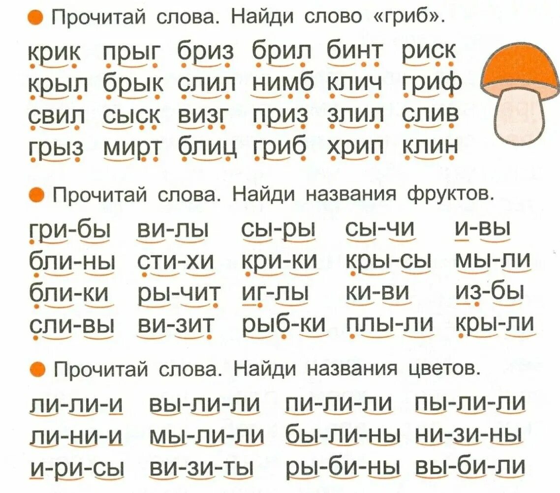 Как правильно читать по слогам