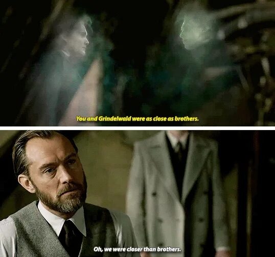 Because we are brothers. Мы были больше чем братья Дамблдор. Гриндевальд цитаты. Скажи мне где он Гриндевальд давай ты скажи мне где в каком. You and i are brothers.