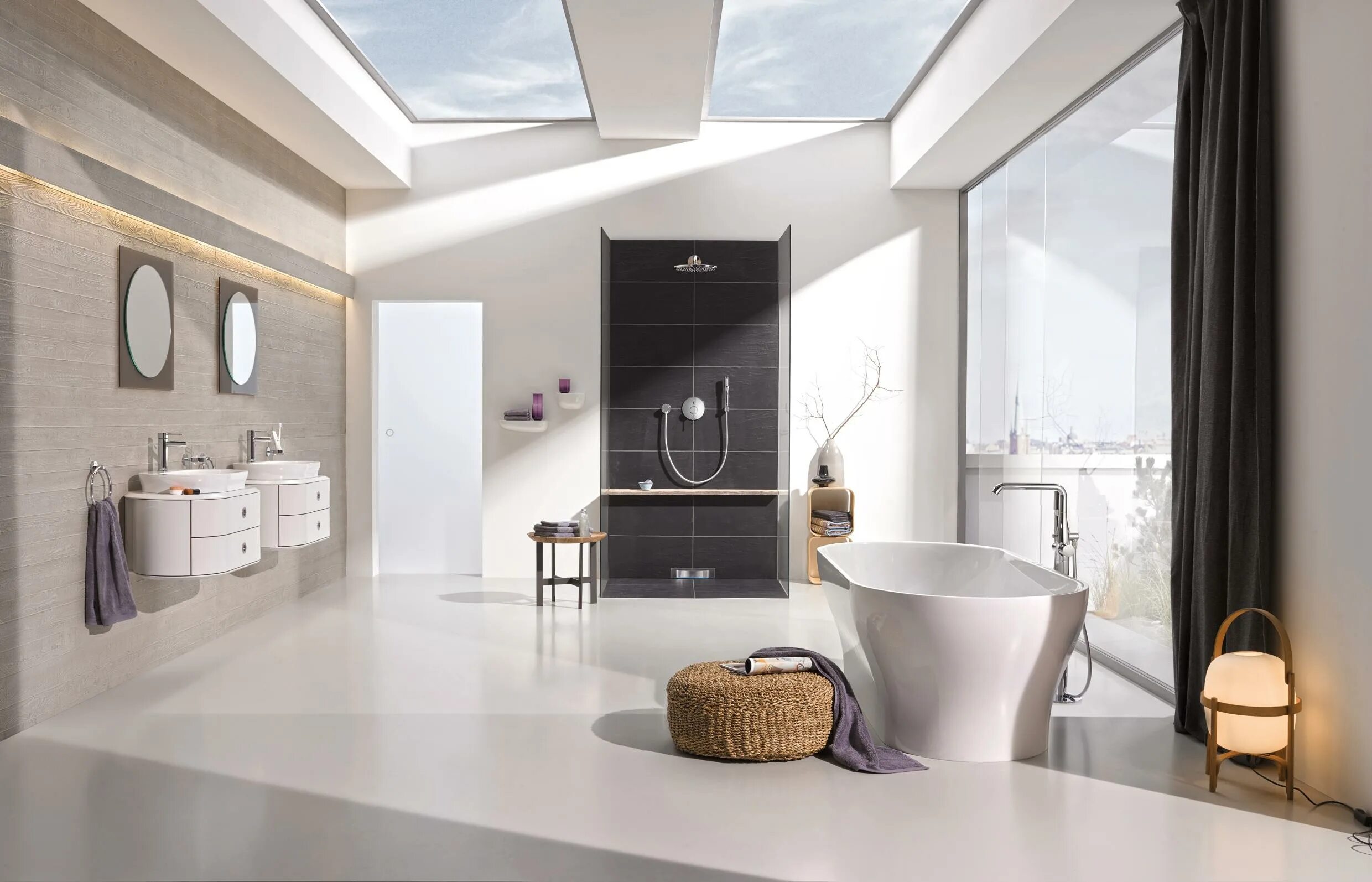 Сантехника в ванной комнате цена. 23491001 Grohe. Grohe Essence New 23491001. Смеситель Grohe Essence New 23491001 напольный. Grohe Essence для ванны.