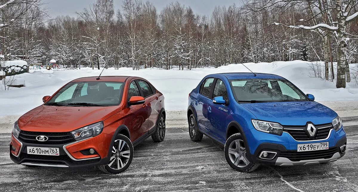 Рено Логан степвей кроссовер. Логан и Логан степвей. Renault Logan Stepway Cross. Vesta vs