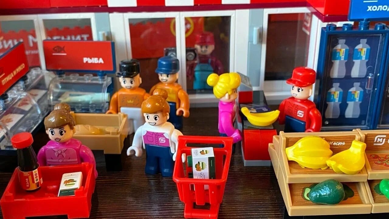Kid's Bricks Конструктор Магнитополис "Магазин Магнит" - "Конструктор отличного 