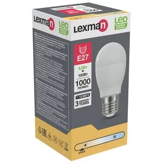Лампа lexman e27