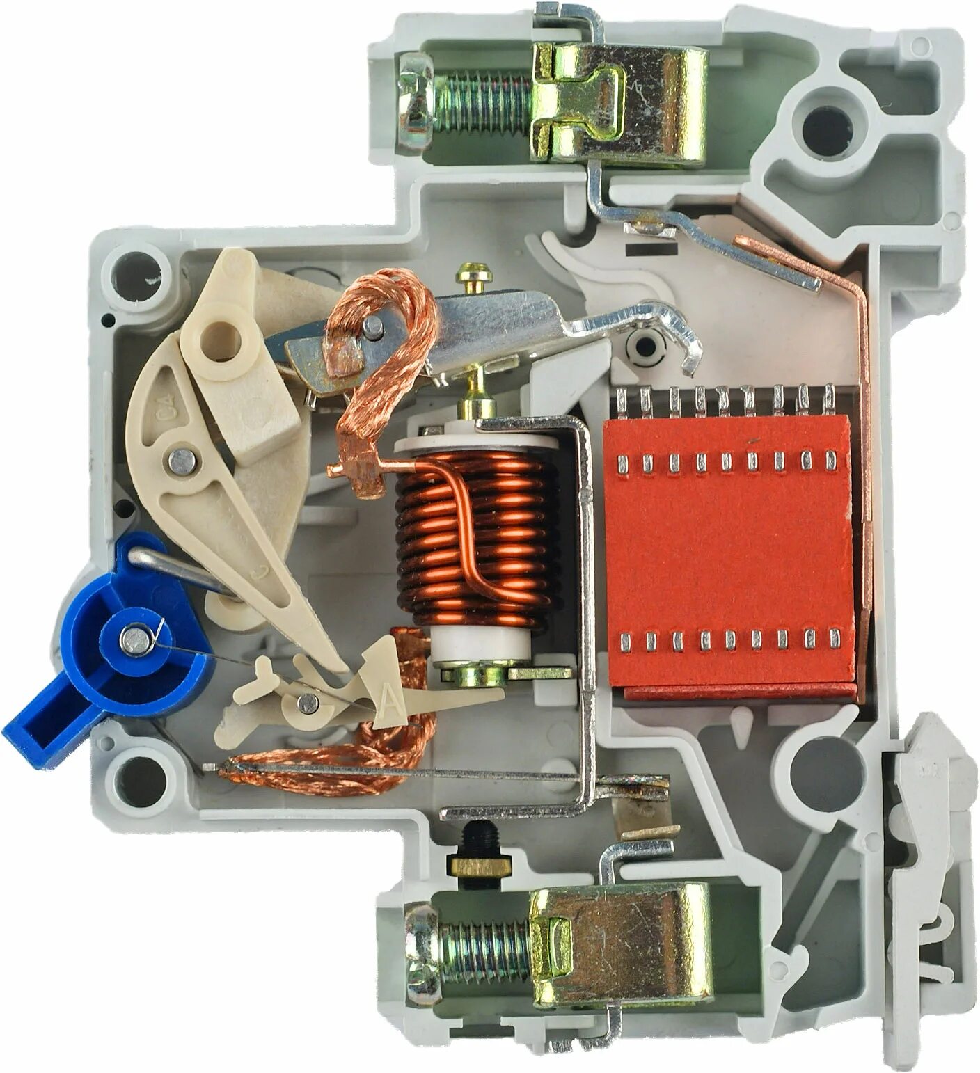 Разбор электро. Тепловой расцепитель автоматического выключателя. Конструкция автоматического выключателя ва47-29. Электронный расцепитель автоматического выключателя. Внутреннее устройство автоматического выключателя ABB.