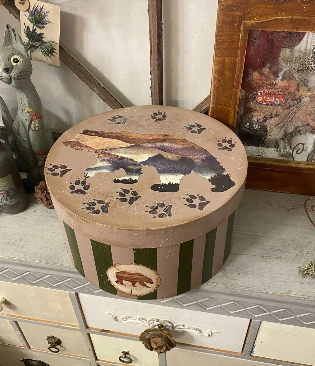 фон дерево подарки. Handcrafted gif. новогодняя гирлянда хэндмейд.