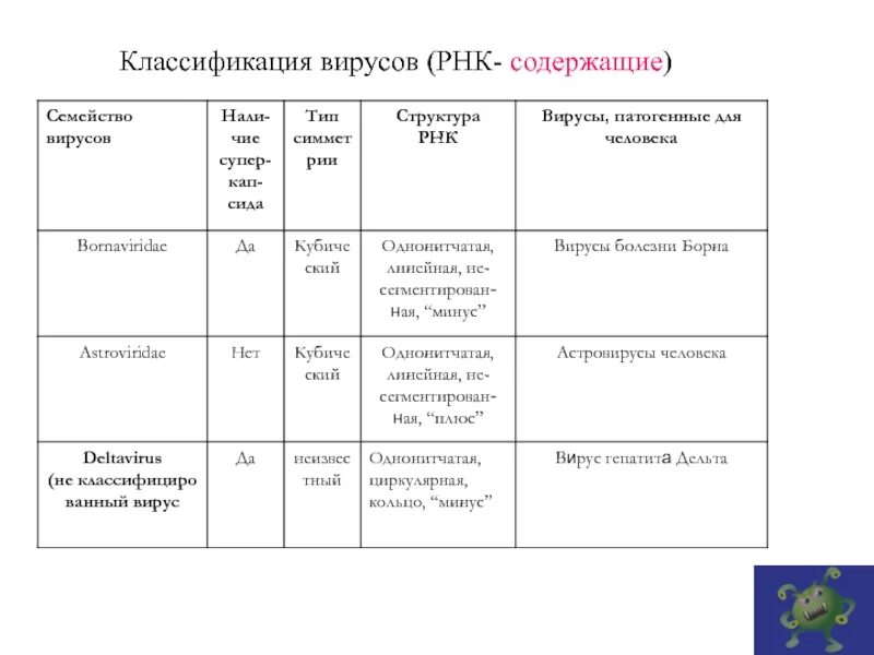 Классификация вирусов семейства. Строение вируса РНК функции. РНК содержащие вирусы микробиология. РНК содержащие вирусы строение.