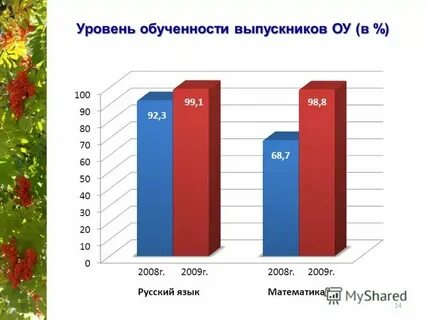 Рассчитать уровень обученности