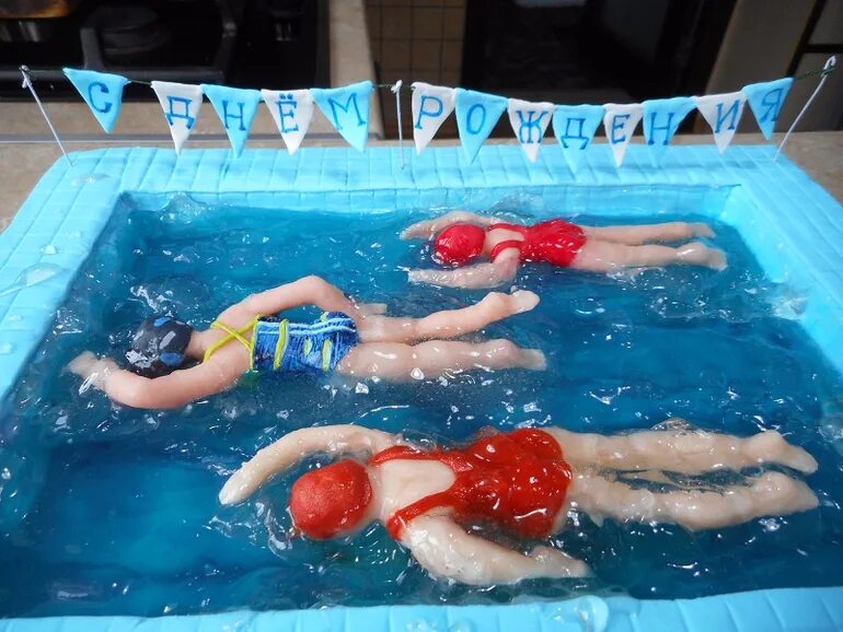 Поздравление с днем рождения тренеру по плаванию. Торт в виде бассейна. Торт в виде детского бассейна. Торт с бассейном для мальчика. Торт плавание.