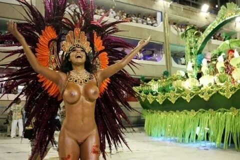 Голые девушки с бразильских карнавалов (83 фото) .