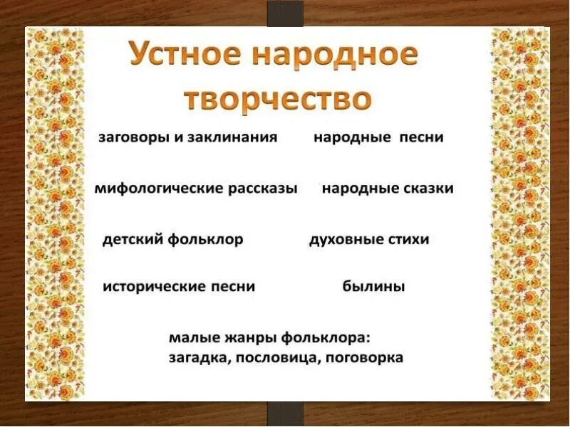 Фольклор и литература россии 5 класс. Устное народное творчество. Устное народное творчество фольклор. Утноенародноетворчество. УНТ устное народное творчество.