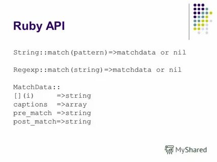 String api