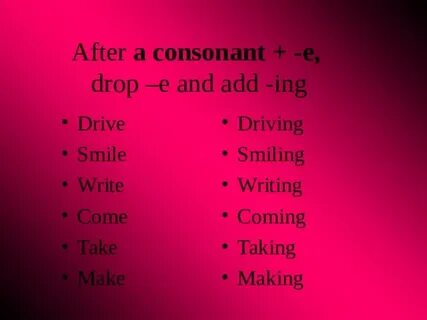 Drive present