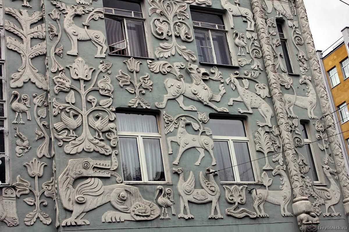 Рельеф зданий