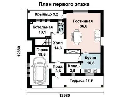 Проект дома с котельной