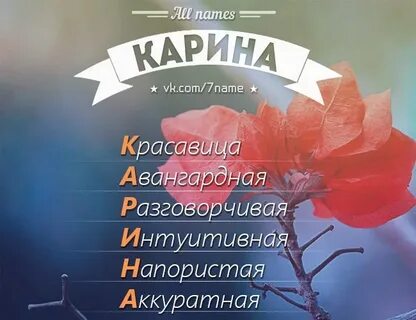 Красивые слова как имена
