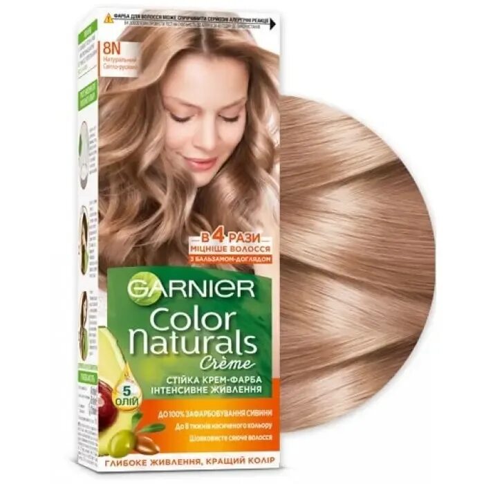 Отзыв о Краска для волос Garnier Color Naturals 8.00 "Глубокий светло-русый" Отл