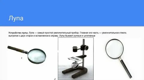 Простейшим увеличительным прибором является