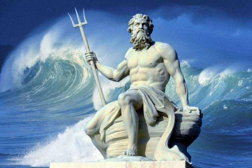 Почему посейдон. Посейдон Бог. Посейдон Бог древней Греции. Нептун Бог Посейдон. Бог Посейдон мифология Греции.