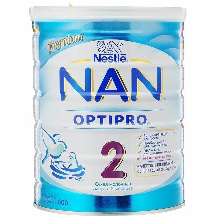 Смесь нан сколько хранить. Nan Optipro 2. Нан оптипро 2 800. Смесь молочная nan 2 Optipro с 6 мес, 400 г. Смесь гипоаллергенная нан 800.
