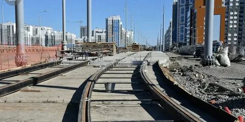 Трамвай в академическом районе екатеринбурга