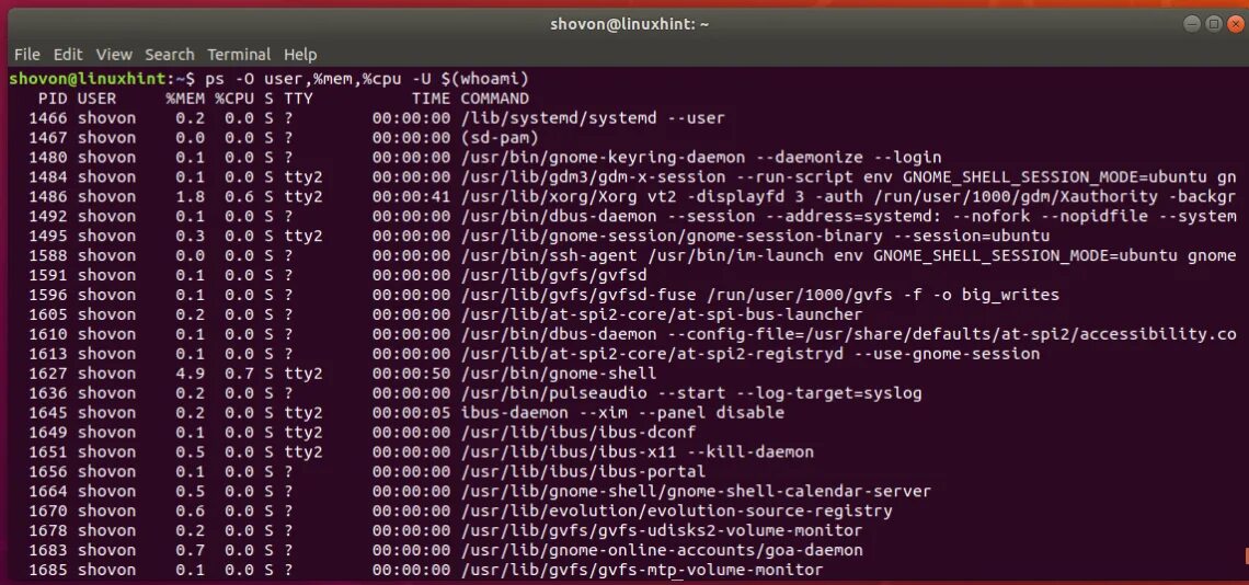 Usr ubuntu