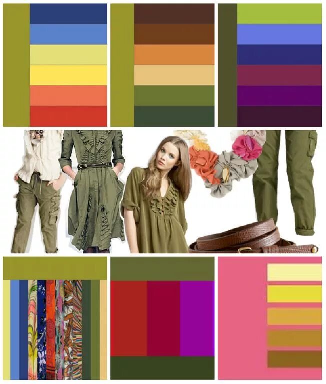 Какие цвета сочетаются с хаки в интерьере Colour palette by Paleutr Color palette living room, Green color palette living