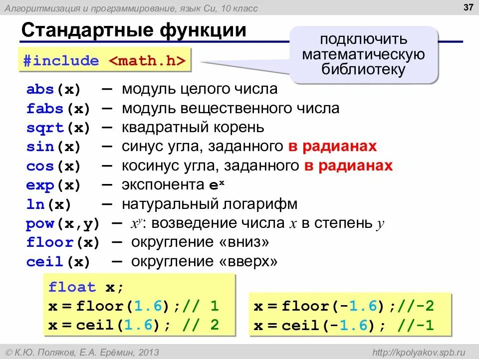 Язык программирования обозначения. Язык программирования си возведение в степень. Модуль числа в с++. Функция возведения в степень с++. Функция модуль в с++.