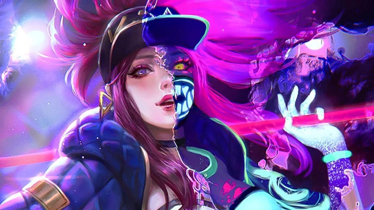 KDA 1920х1080. Акали киберпанк. KDA арты. KDA реалистичный арт. Best game music