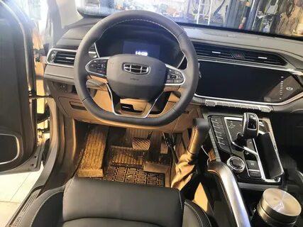 Geely atlas установка