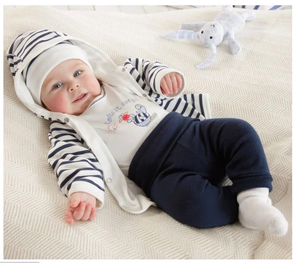 Набор для новорожденных Klitzeklein. Одежда для малышей до года. Одежда для младенцев мальчиков. Модная одежда для новорожденных мальчиков. Ребенку 6 месяцев одежда