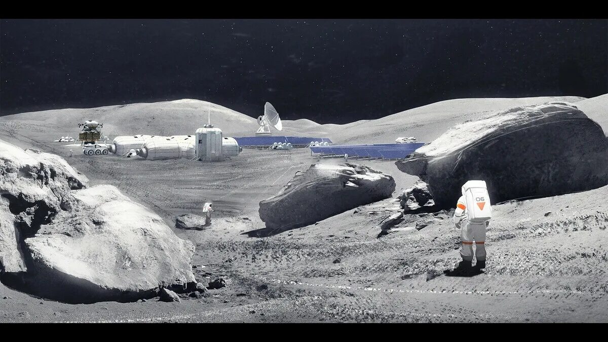 Как выглядит дом на луне. "Лунная база 8" (Showtime). Мацей Ребиж. База на Луне НАСА.