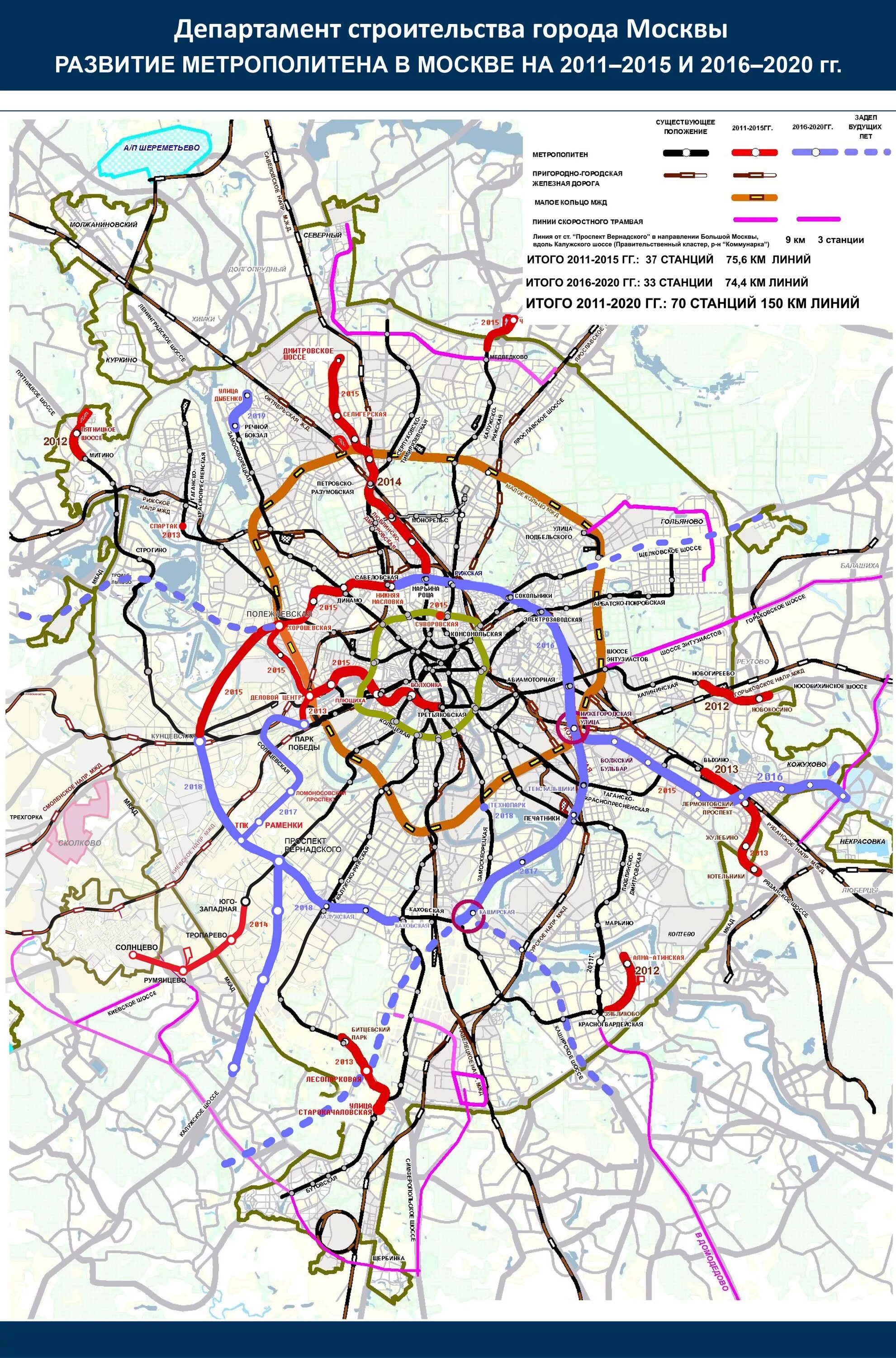 Карта строек москвы