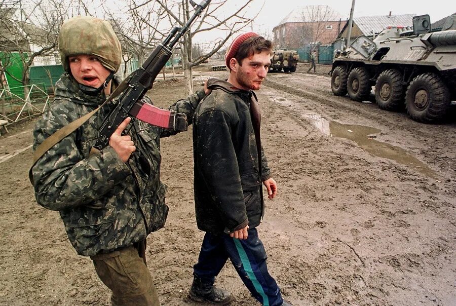 Чеченские солдаты 1995 Ичкерия.