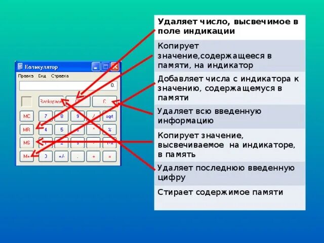 Калькулятор показывает цифры как на рисунке. Назначение кнопок на калькуляторе. Назначение клавиш калькулятора. Калькулятор обозначение кнопок. Кнопки калькулятора и их Назначение.