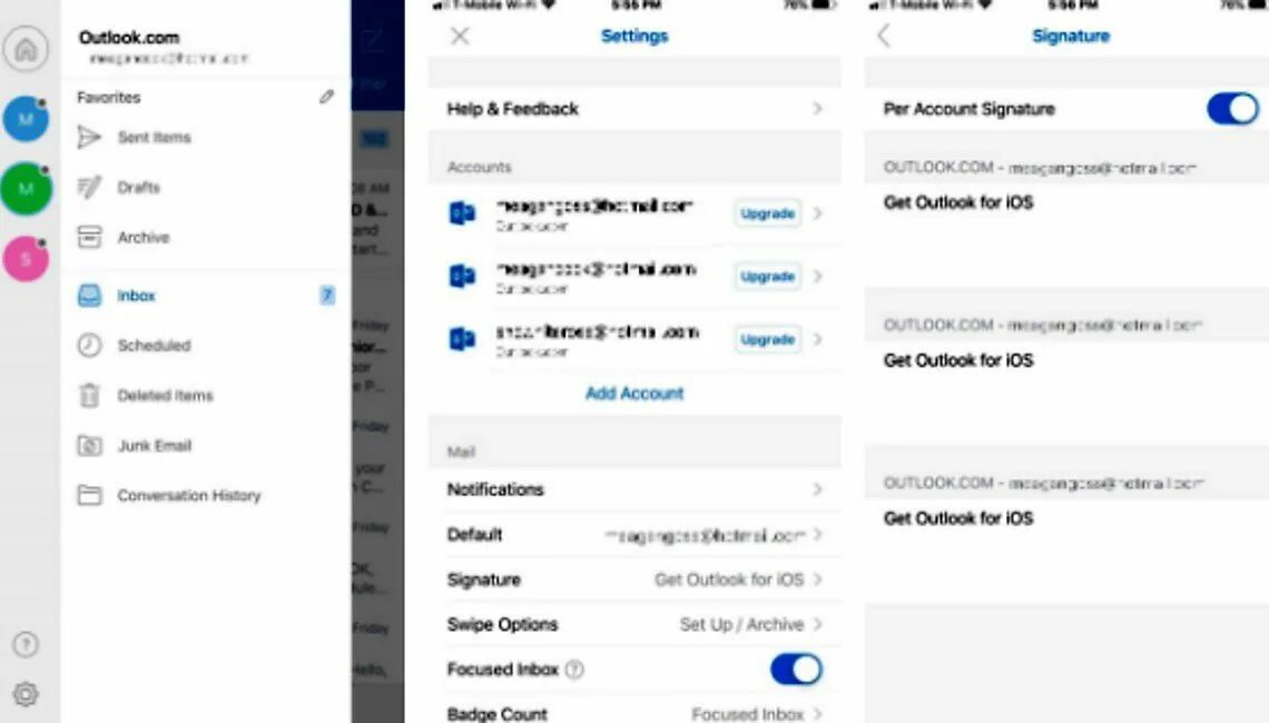 Как подписан в телефоне у других приложение. Outlook IOS. Аутлук для IOS. Почта аутлук на айфоне. Как настроить аутлук на айфоне.