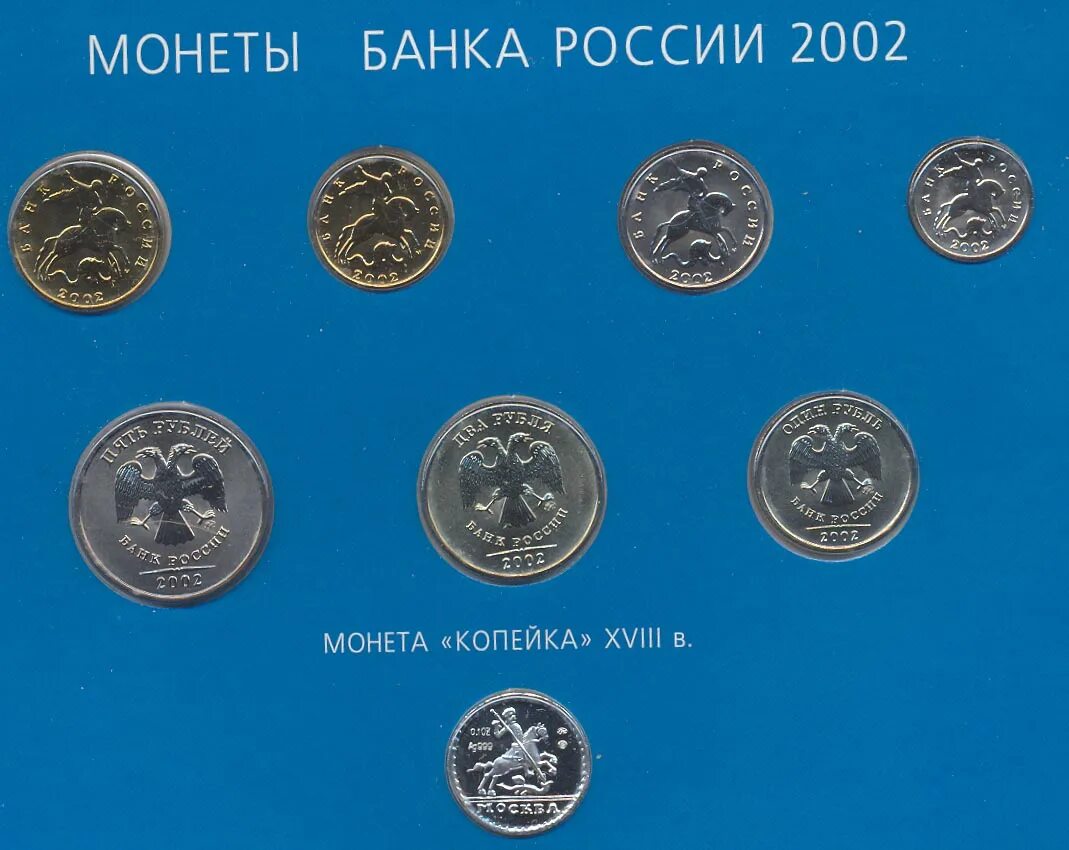 Цена монет банк россии. Набор монет 2002. 1 2 5 Рублей набор монет. Монеты банка России. Монеты банка России до 2002.