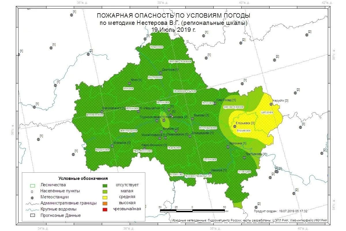 Осадки в шатуре на сегодня
