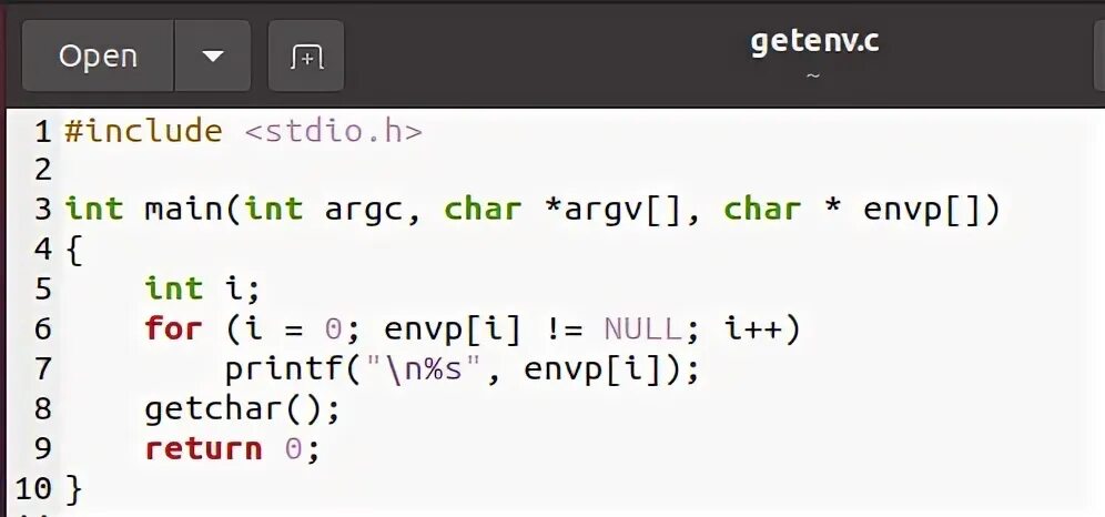 Getenv