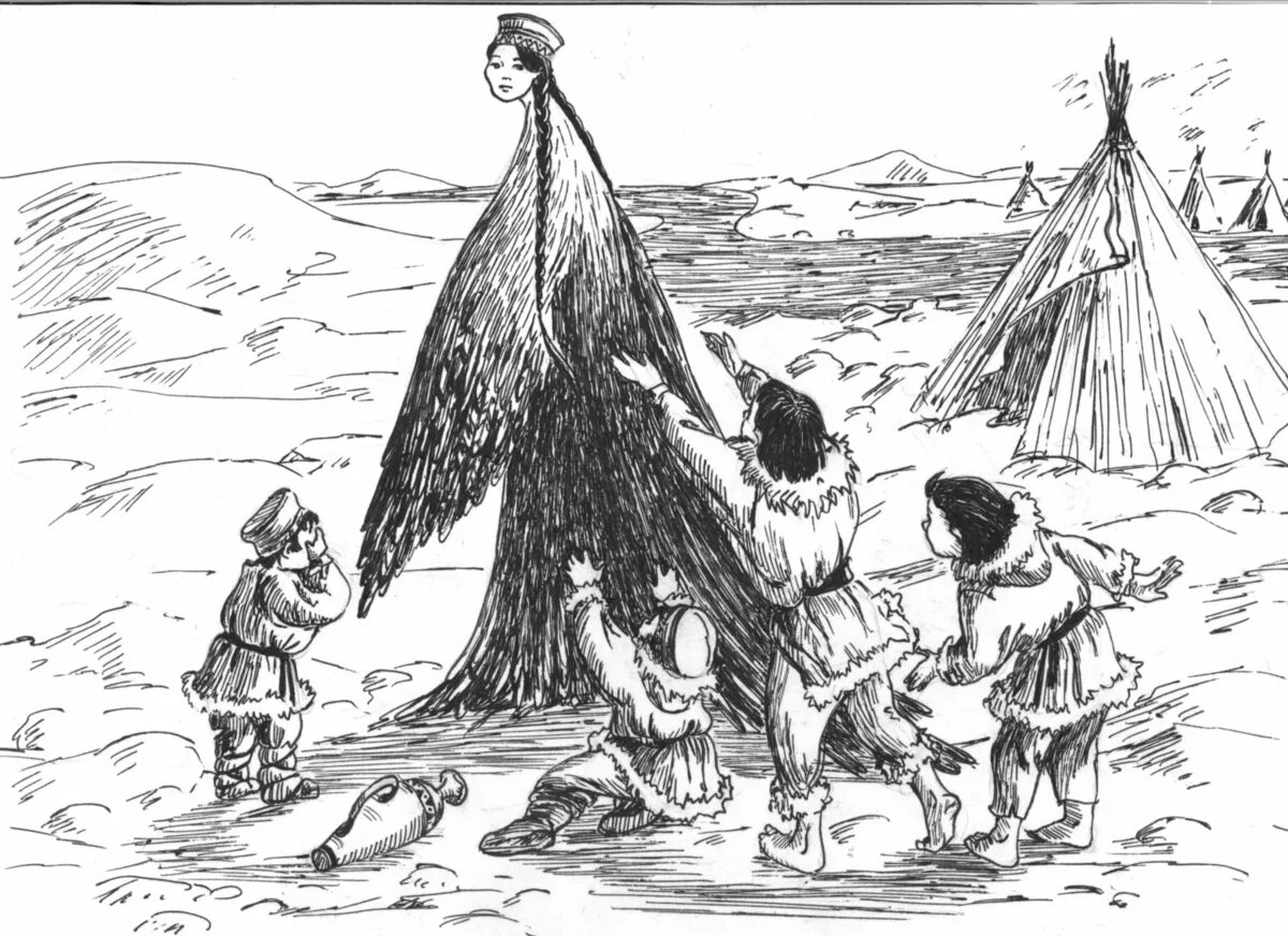Сказки народов севера саамы иллюстрации. Сказка чум. Ханты манси вогулы. Ворон кутха иллюстрации рачёва. Сказки народов севера ненецкие сказки.