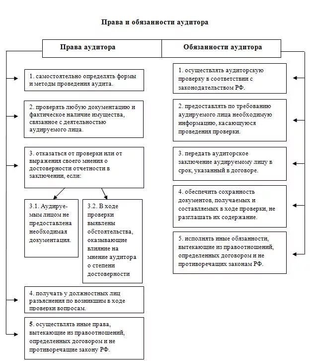 Обязанности аудиторских организаций