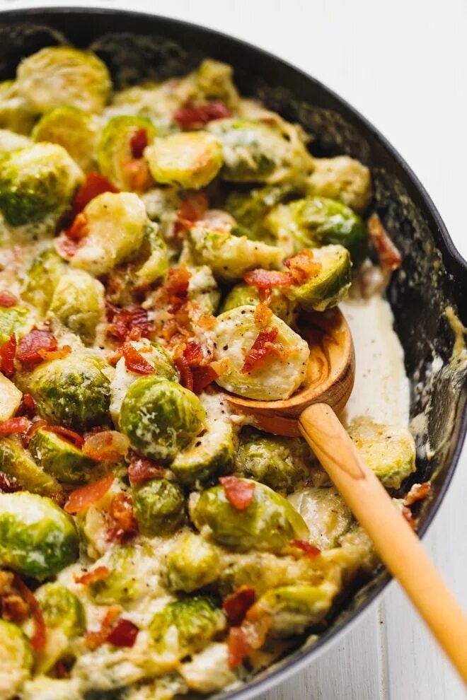Slow Cooker Brussel Sprouts Recipe with Bacon and Chicken Recipe Chicken bacon r