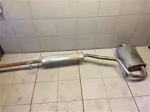 Глушитель дастер в сборе