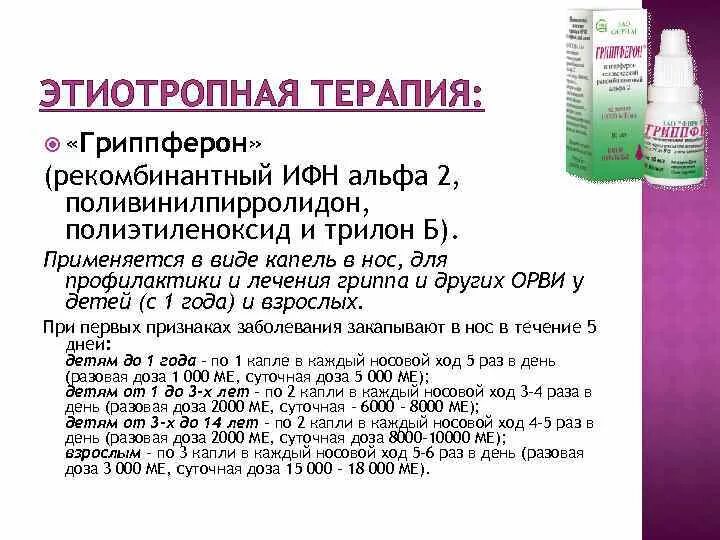 Чем отличается гриппферон от интерферона. Чем отличается гриппферон от интерферона
