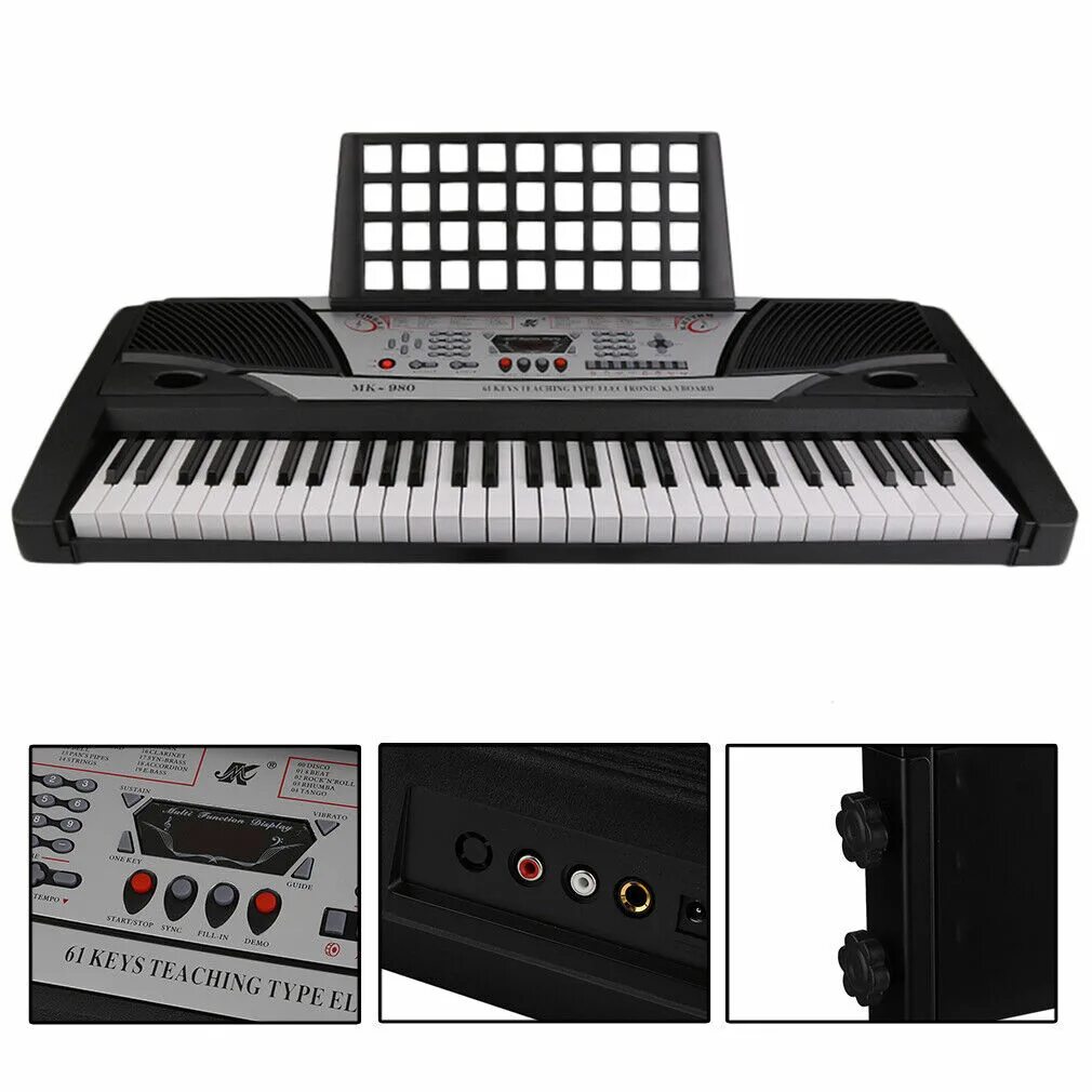 61 keys electronic keyboard. Electronic keyboard ts-75.