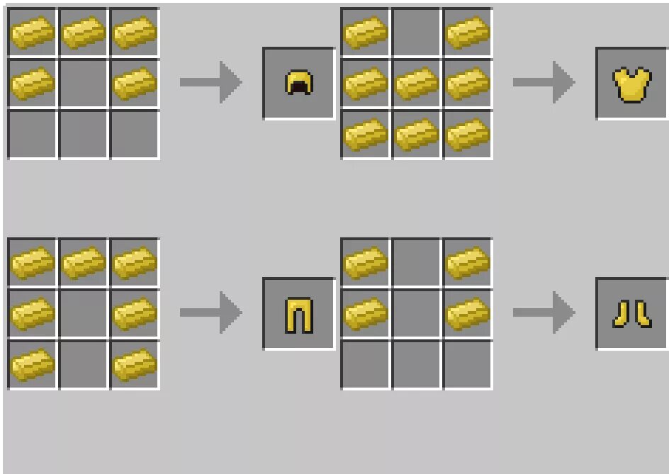 Как можно сделать золотой. Крафты в МАЙНКРАФТЕ. Рецепты брони в МАЙНКРАФТЕ. Крафт брони в МАЙНКРАФТЕ. Картинки как СКРАФТИТЬ В МАЙНКРАФТЕ.