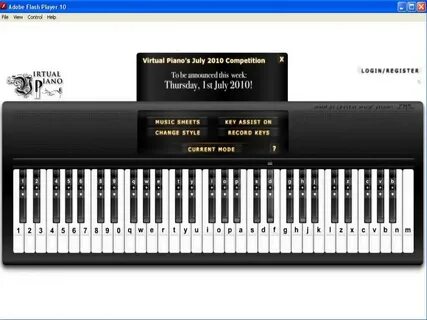 Virtual piano sheets