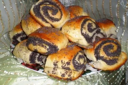 Булочки с маком на кефире