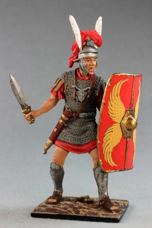 Солдатики римский оловянные римский легионер. Roman auxilia, (1:72), hat. Н. Э. Э.